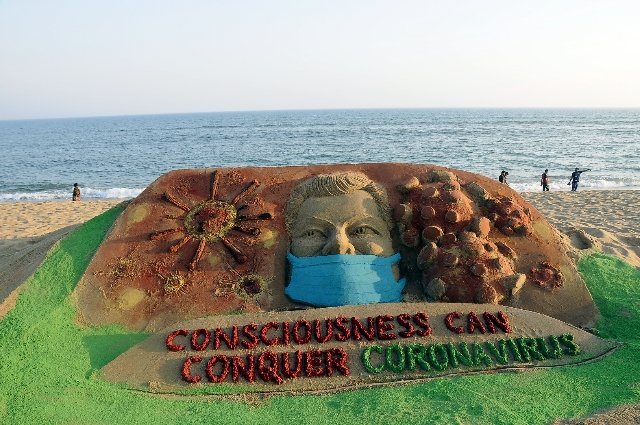 Sand Art Awareness – Corona Virus