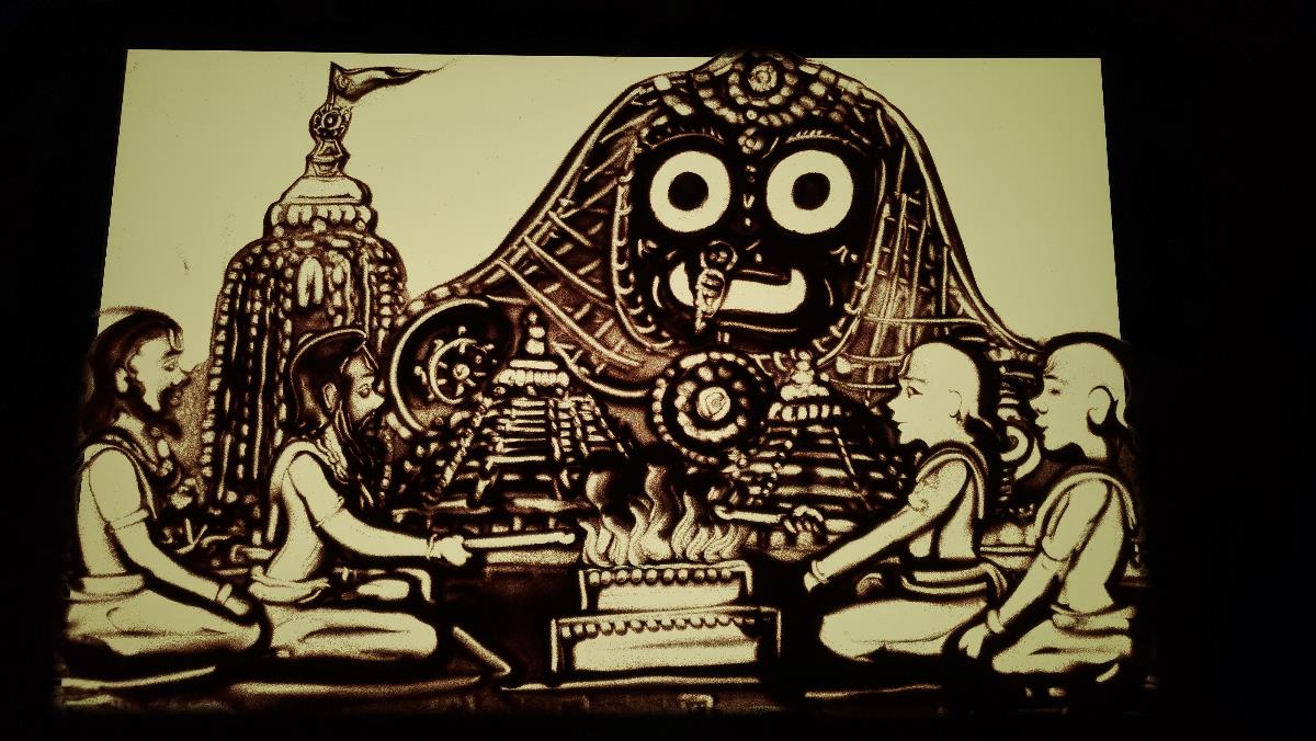Srimandira Parikrama Unveiled: A Sand Animation Chronicle of Puri’s Transformation