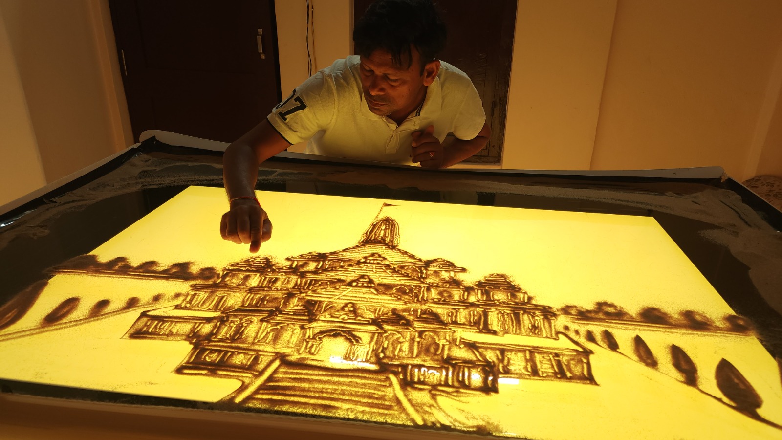Sculpting Dreams in Sand: Shri Manas Kumar Sahoo's Masterful Animation Chronicles the Shree Ram Temple Journey